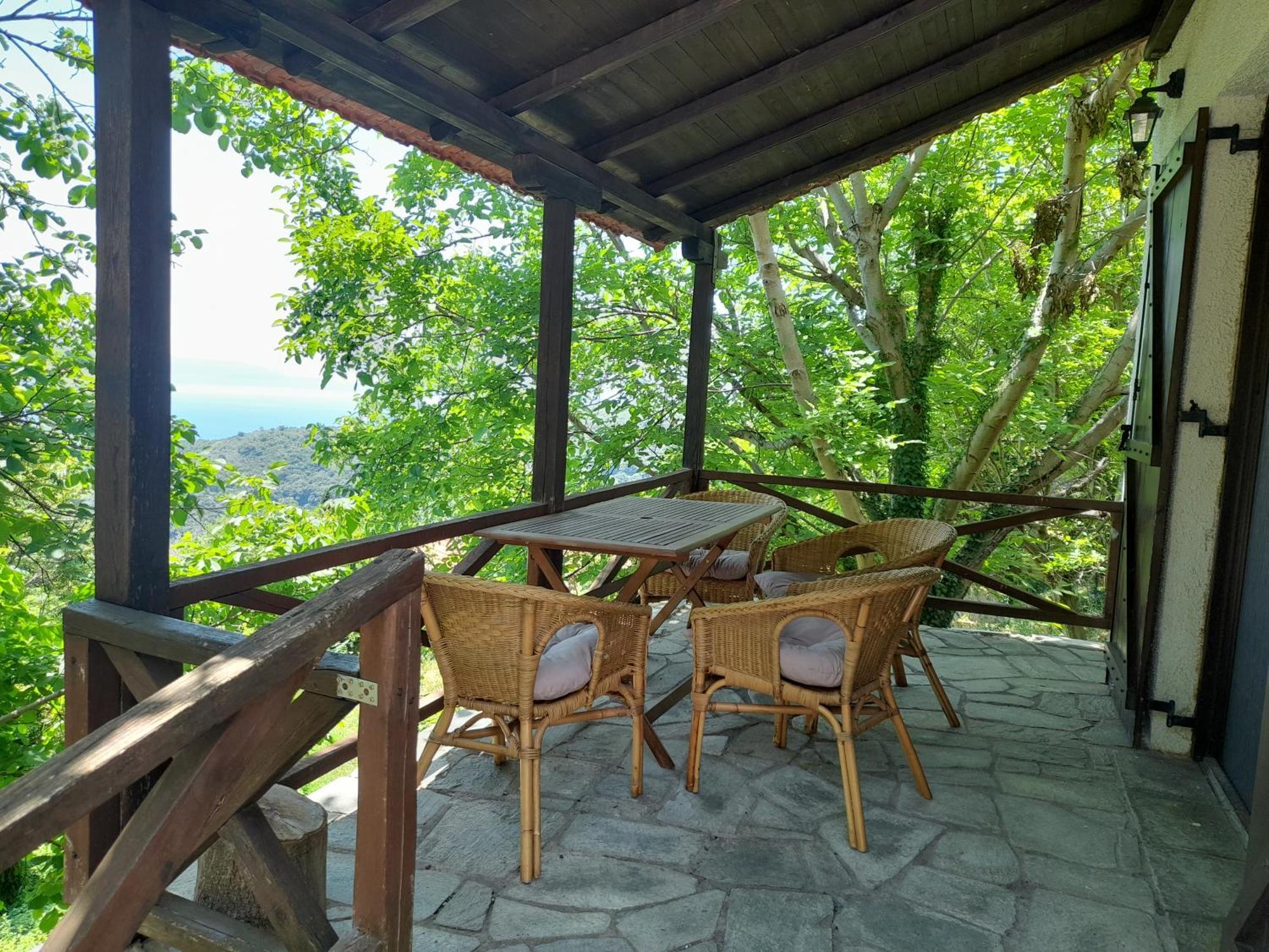 Mountain And Sea View Villa Mileai Exterior photo